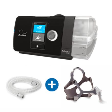 Auto Cpap Airsense Resmed Con Tubo Estandar Y Mascarilla Nasal Wisp