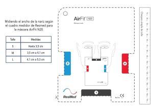 Auto Cpap Airsense Resmed Con Tubo Estandar Y Mascarilla Nasal Airfit N Medicaltec Cl